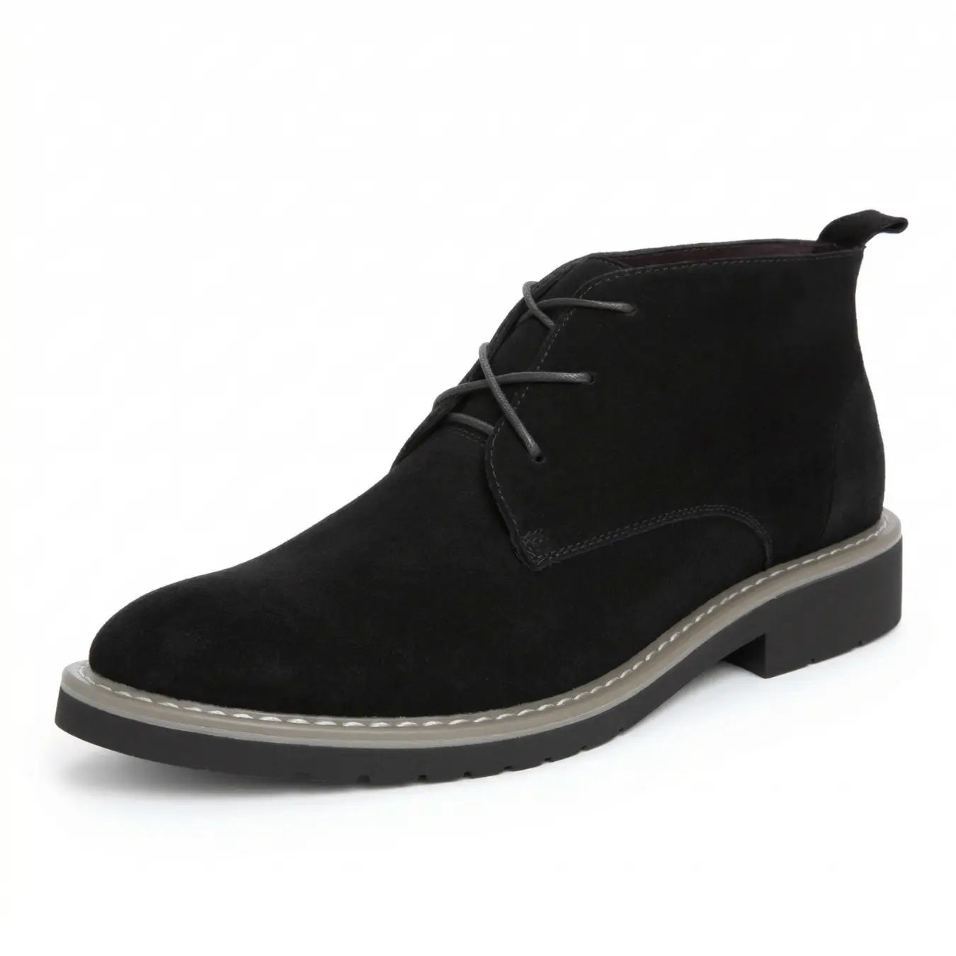 Zenith 7cm height increasing suede leather boots for men - Lucimora