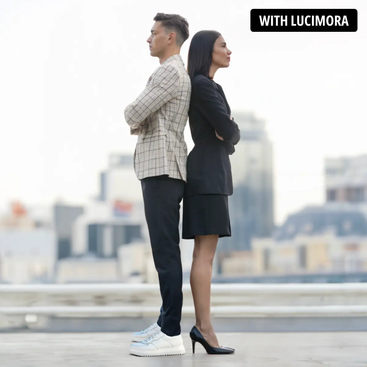 lucimora height boosting elevator shoes, invisible tall insole