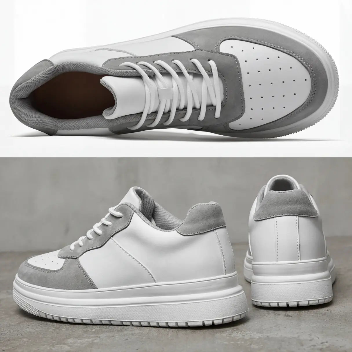 Airlift Originals 8cm height increasing sneakers for men - Lucimora