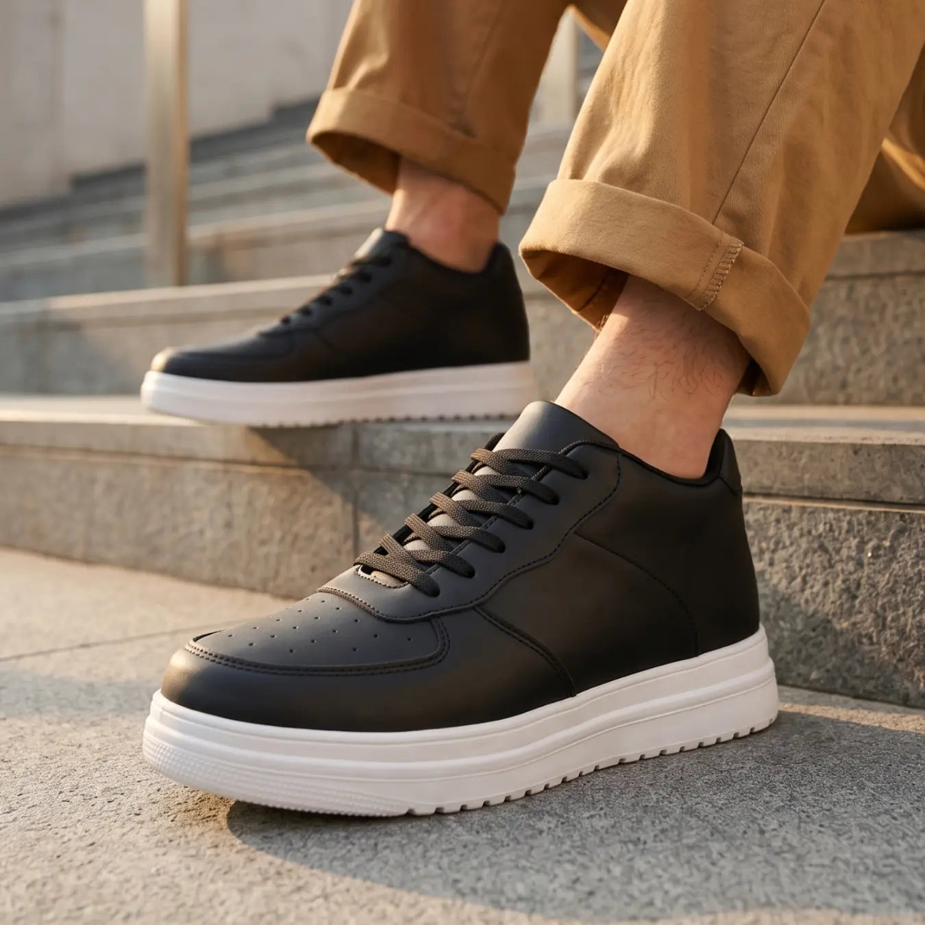 Airlift Originals 8cm height increasing sneakers for men - Lucimora