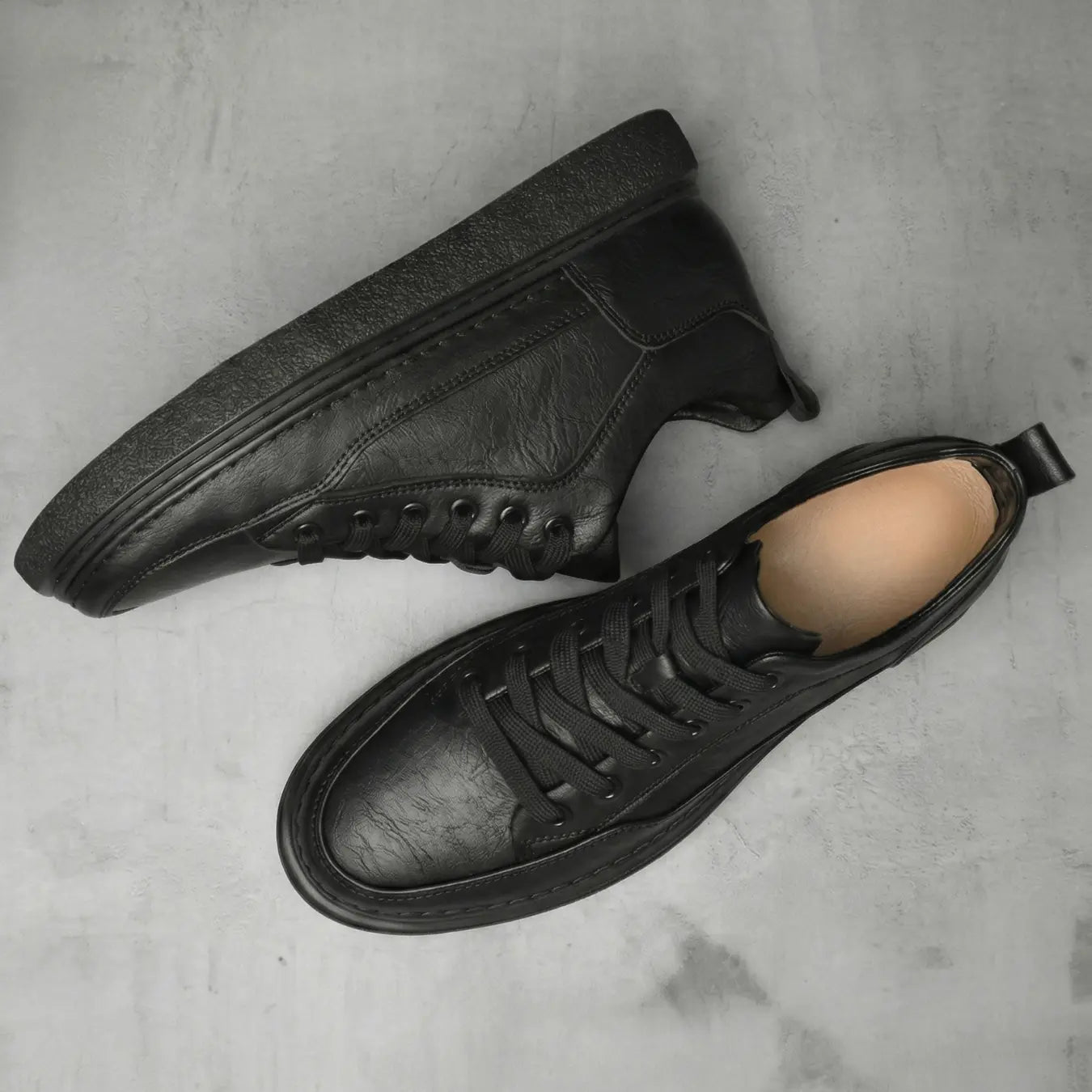 Apex 7cm elevator leather shoes for men - Lucimora