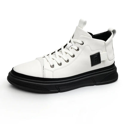 Bexton - 8cm (3") - LUCIMORA - Apparel & Accessories > Shoes > Elevator Shoes > High - Top Sneakers - LUCIMORA - Bexton:white:38 - 