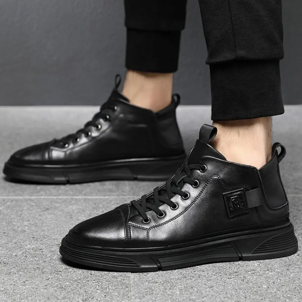 Bexton - 8cm (3") - LUCIMORA - Apparel & Accessories > Shoes > Elevator Shoes > High - Top Sneakers - LUCIMORA - Bexton:black:38 - 