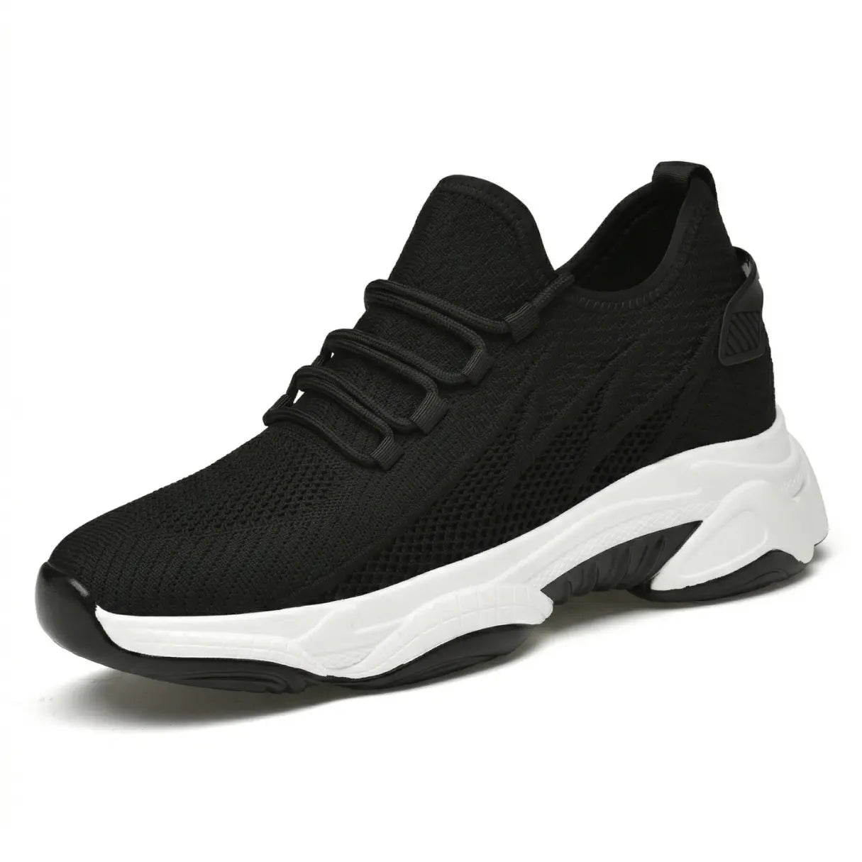 Flash 9cm height increasing athletic shoes for women - lucimora
