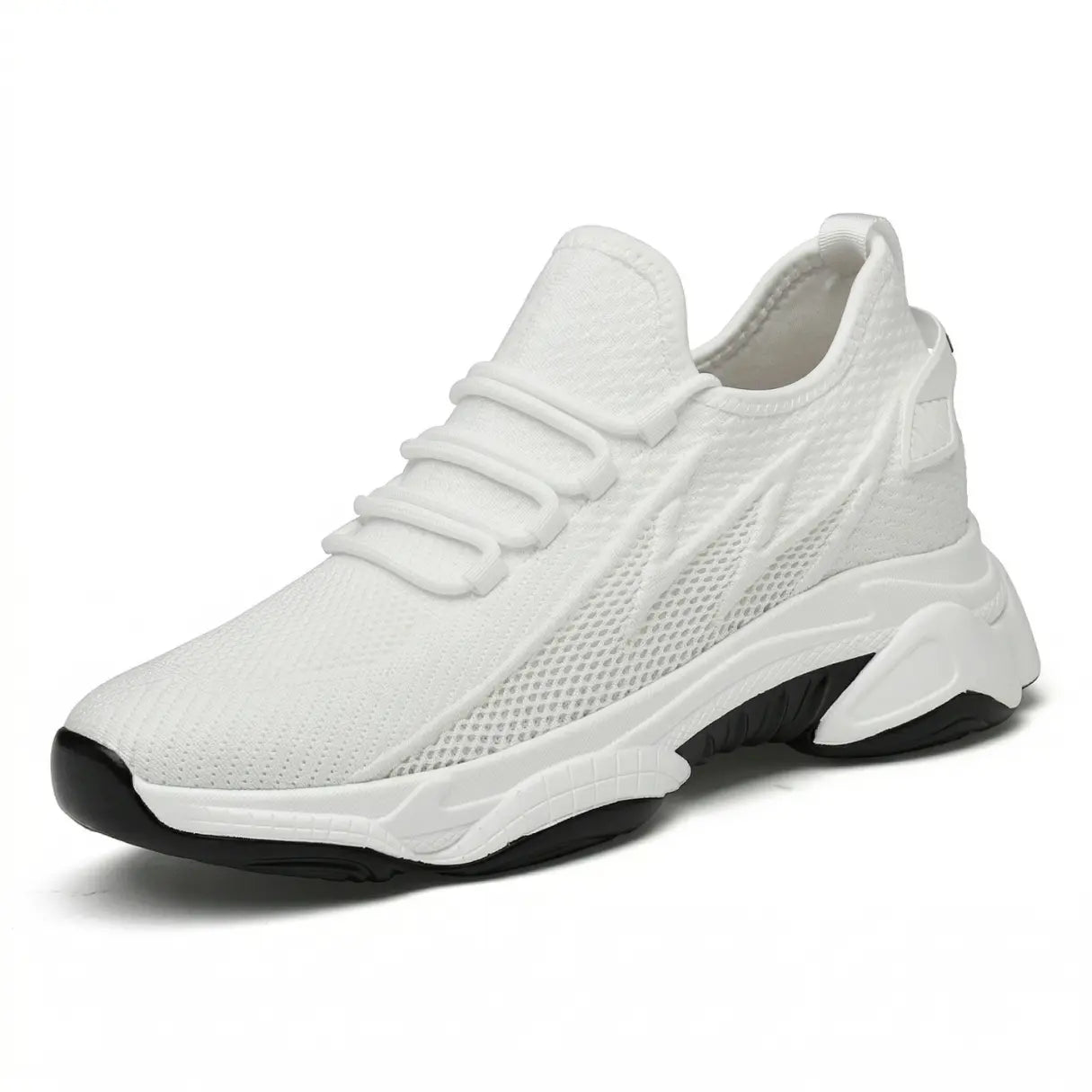 Flash 9cm height increasing athletic shoes for women - lucimora