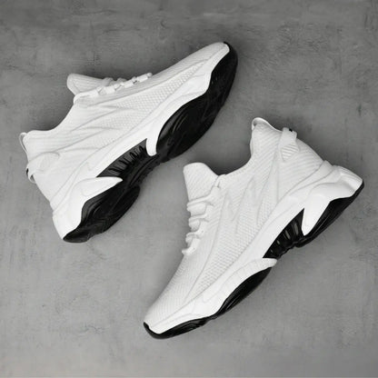 Flash 9cm height increasing athletic shoes for women - lucimora