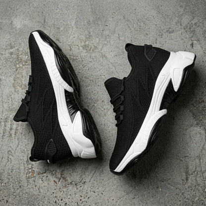 Flash 9cm height increasing athletic shoes for women - lucimora