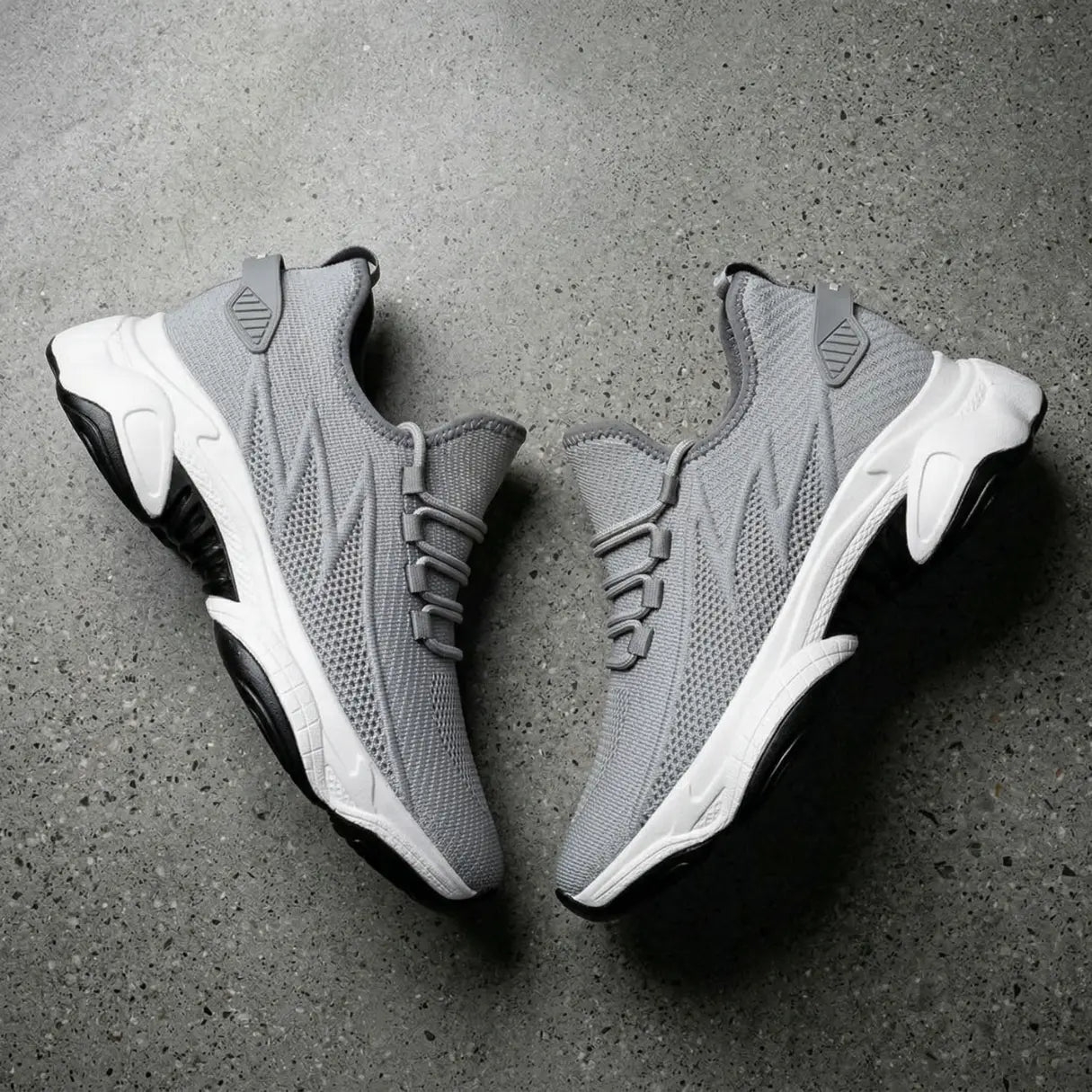 Flash 9cm height increasing athletic shoes for women - lucimora