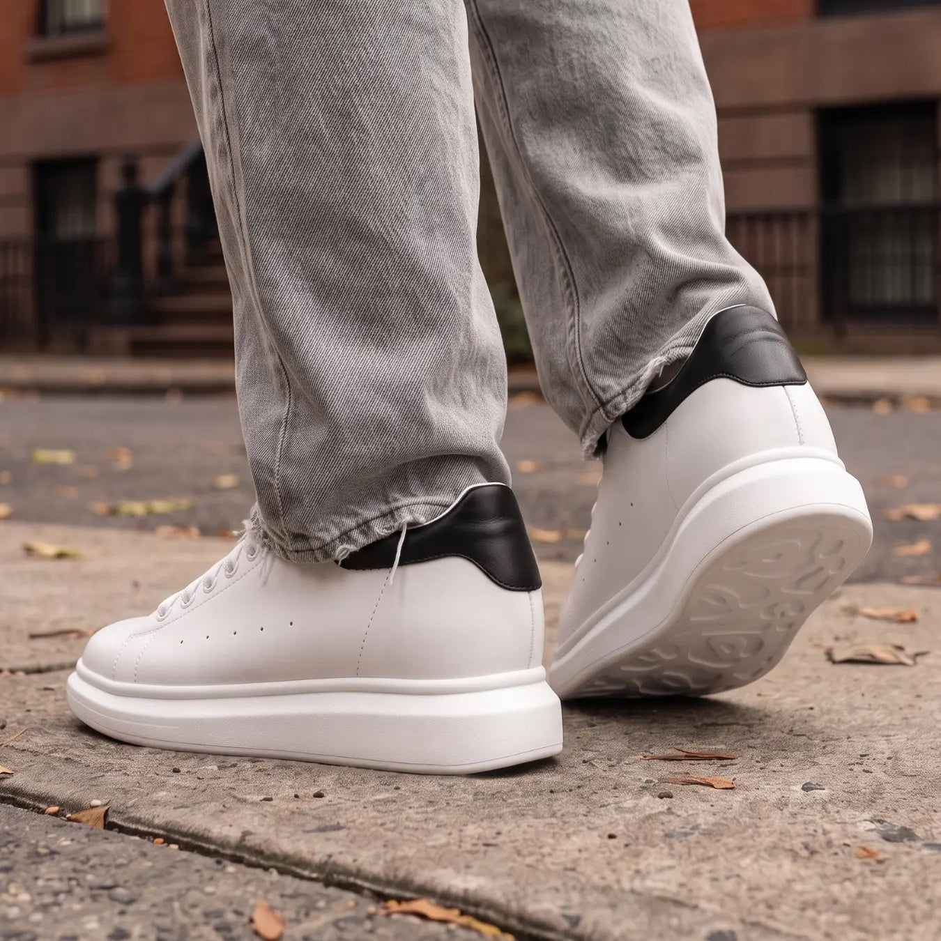 mclifts height increasing 8cm sneakers, similar design to Alexander Mqcueen - lucimora