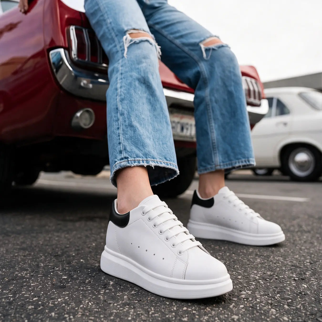 mclifts 8cm height increasing sneakers or women that look like alexander mqcueen - lucimora