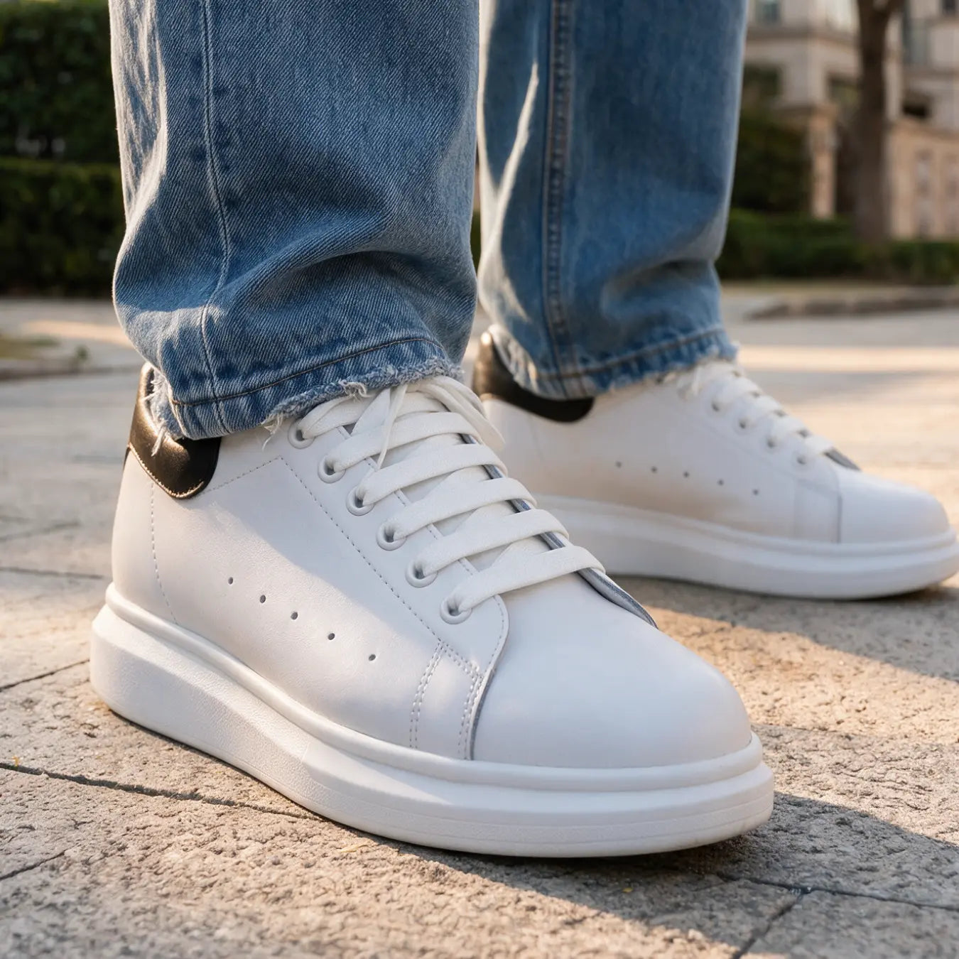 mclifts height increasing 8cm sneakers, similar design to Alexander Mqcueen - lucimora