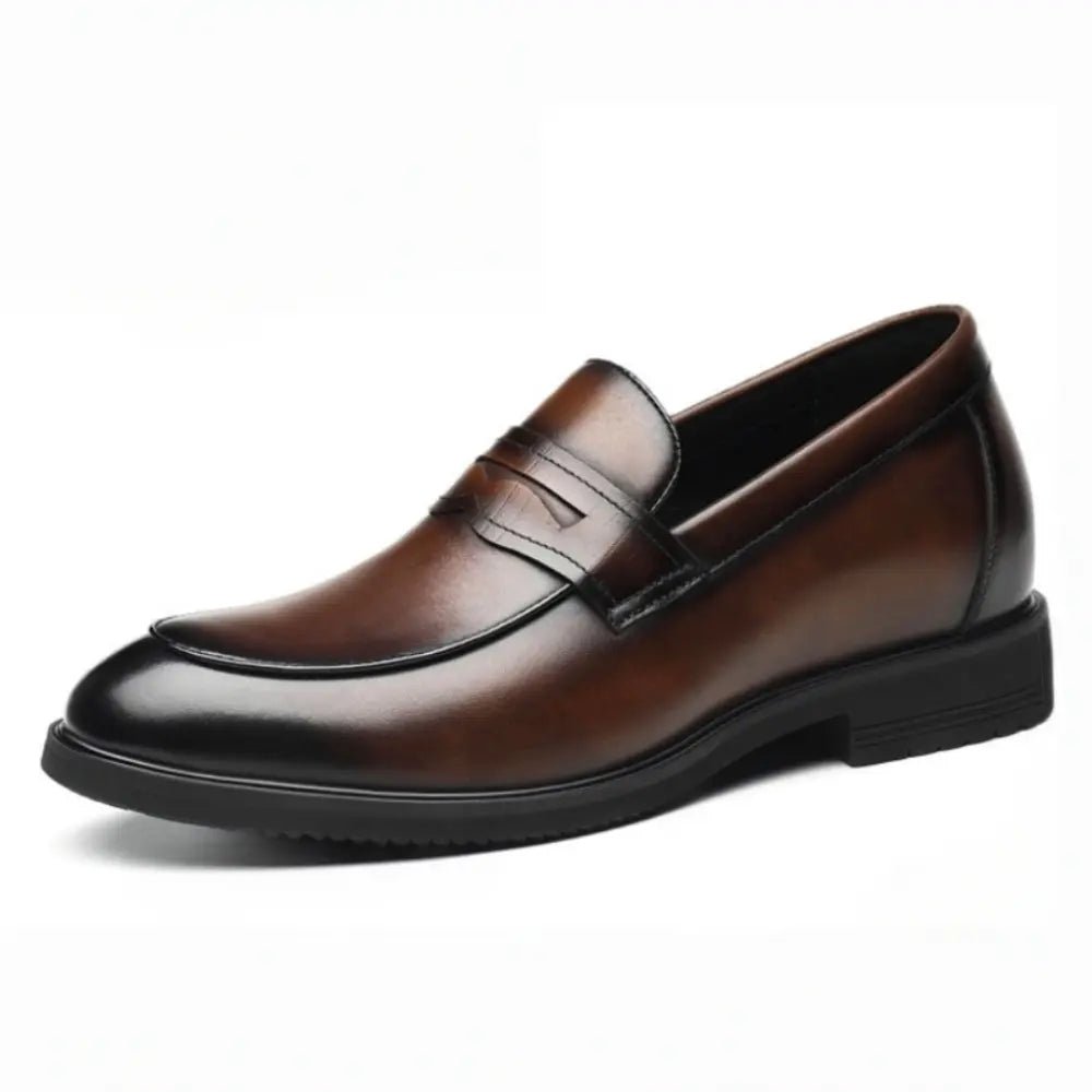 Monarch - 6cm (2.4") - LUCIMORA - Apparel & Accessories > Shoes > Elevator Shoes > Loafers - LUCIMORA - monarch:brown:37 - 