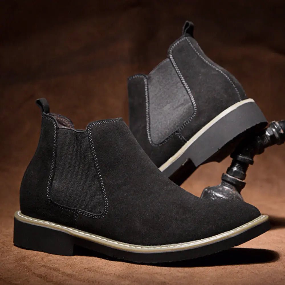 Nexus - 8cm (3") - LUCIMORA - Apparel & Accessories > Shoes > Elevator Shoes > Chelsea Boots - LUCIMORA - nexus:gray:37 - 