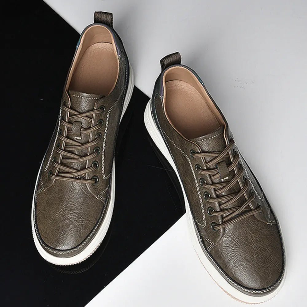 Raphael - 7cm (2.7") - LUCIMORA - Apparel & Accessories > Shoes > Elevator Shoes > Casual Shoes - LUCIMORA - raphael:khaki:37 - 