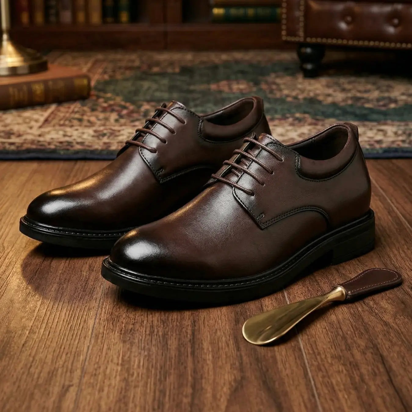 Sable 7cm height increasing dress shoes for men, vegan friendly, Lucimora