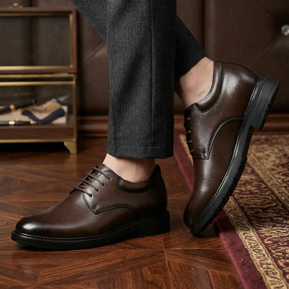 Sable 7cm height increasing dress shoes for men, vegan friendly, Lucimora