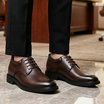 Sable 7cm height increasing dress shoes for men, vegan friendly, Lucimora