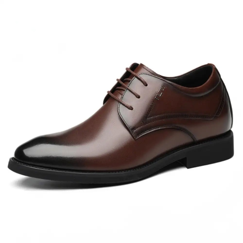 Vanguard - 8cm (3") - LUCIMORA - Apparel & Accessories > Shoes > Elevator Shoes > Formal Shoes - LUCIMORA - vanguard:brown:37 - 