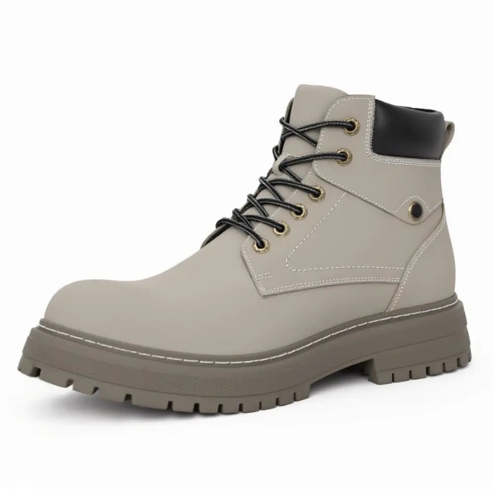 Vexor - 9cm (3.5") - LUCIMORA - Apparel & Accessories > Shoes > Elevator Shoes > Boots - LUCIMORA - Vexor:grey:38 - 