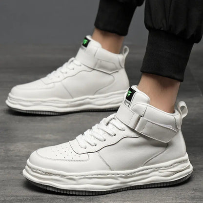 Yfusion - 8cm (3") - LUCIMORA - Apparel & Accessories > Shoes > Elevator Shoes > High - Top Sneakers - LUCIMORA - Yfusion:white:37 - 